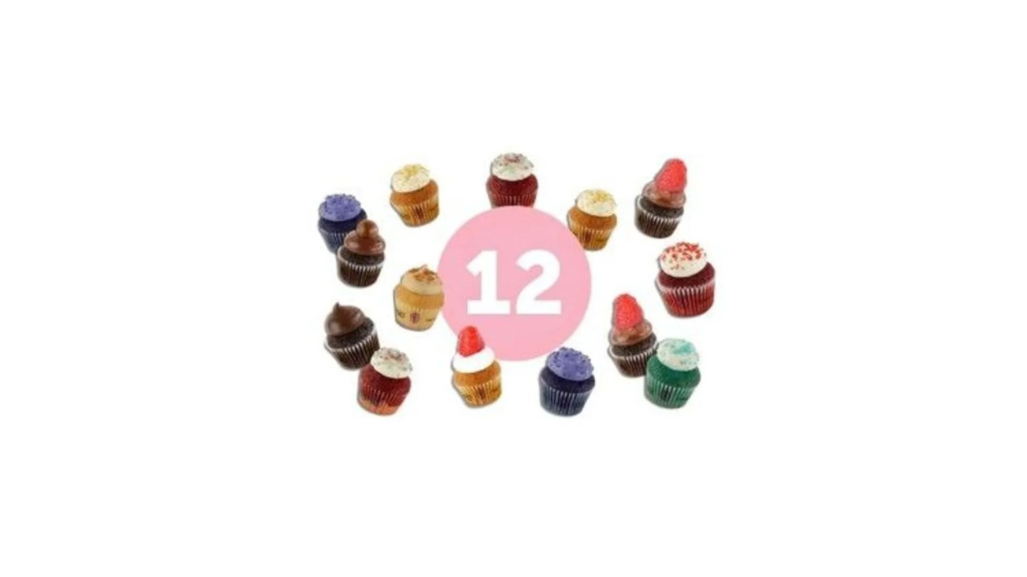 Box Of 12 Mini Cupcakes