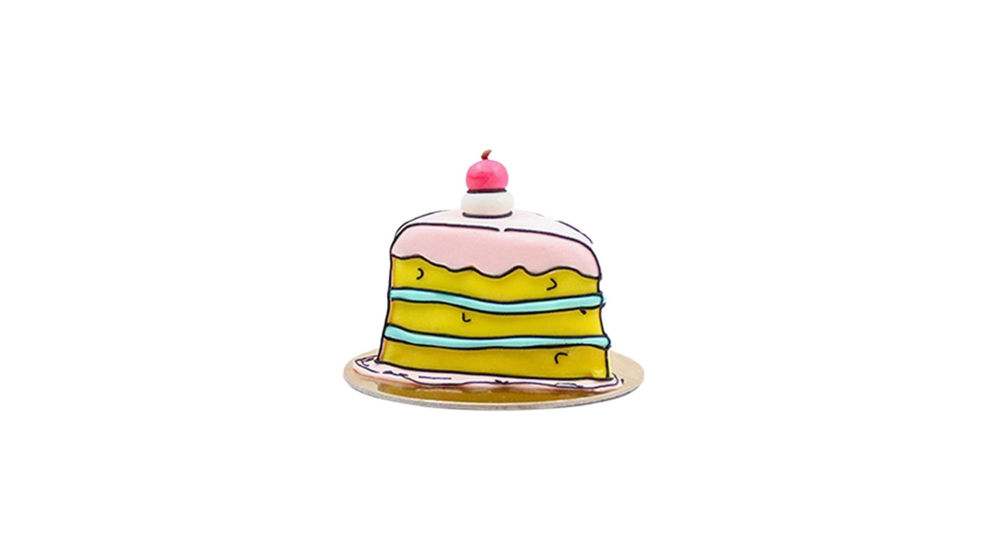 Comic Cake Triangle