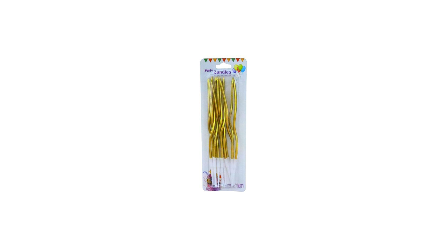 Spiral Candle Gold