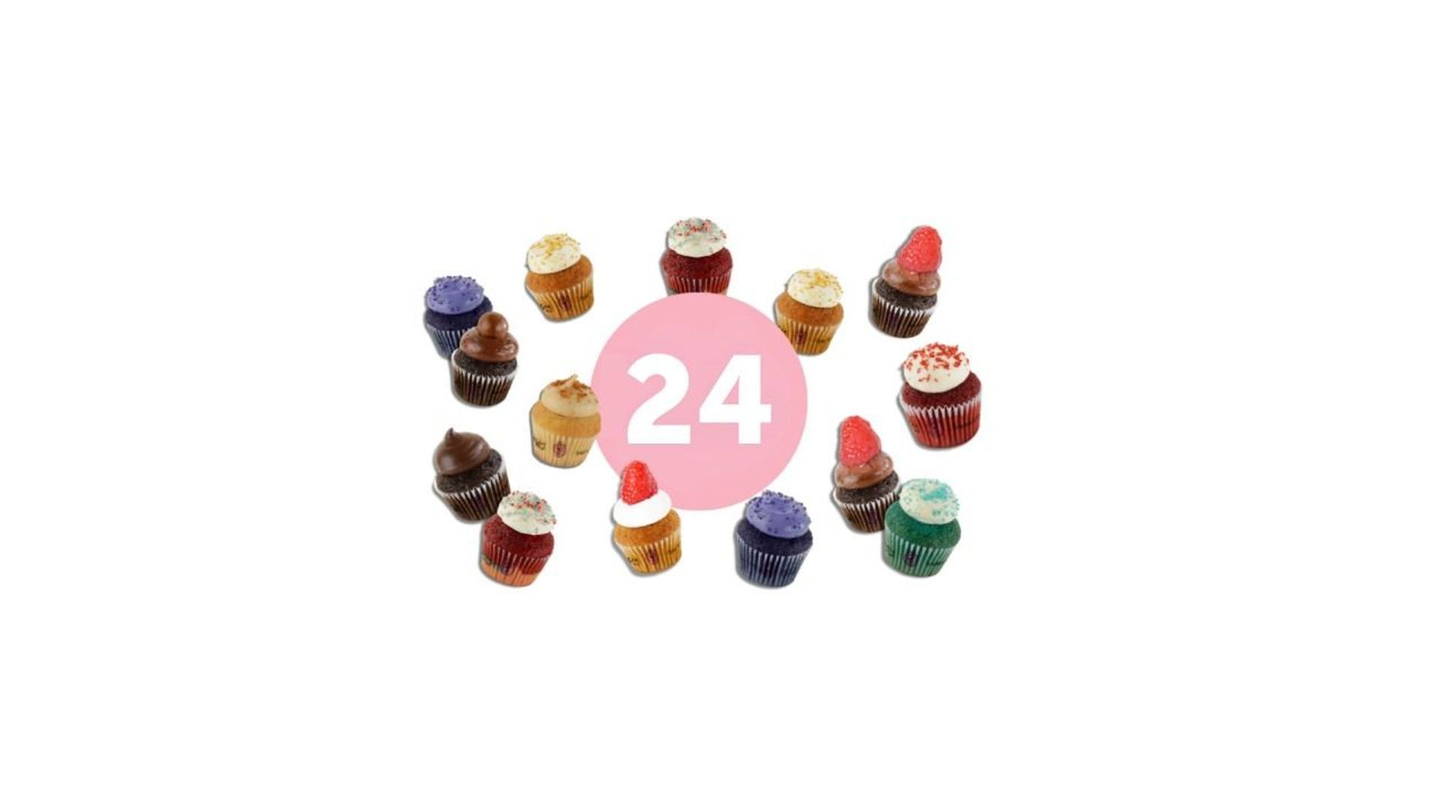 Mini Combo Box Of 24 Mini Cupcakes