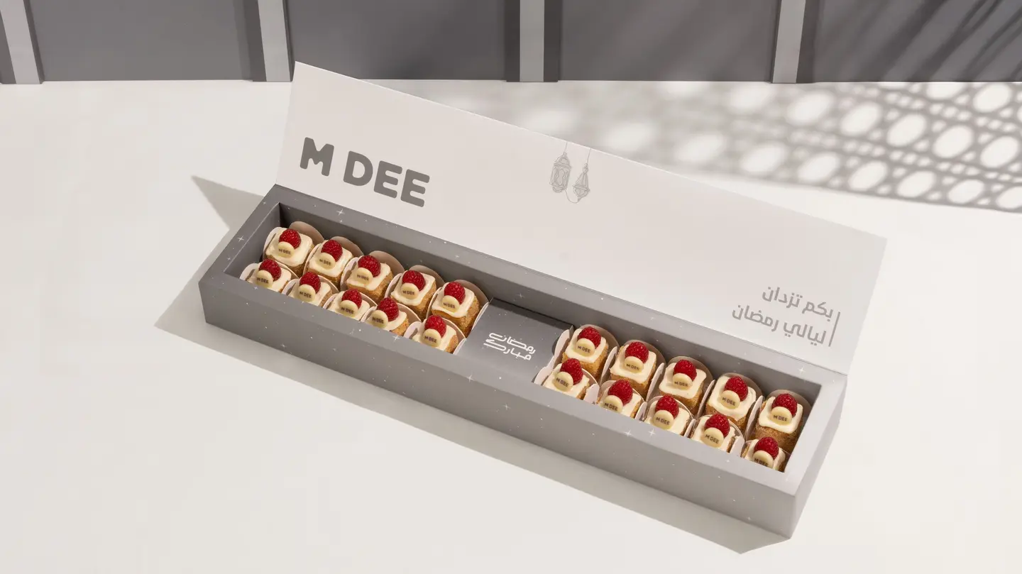 بوكس ميني كيكة الليمون