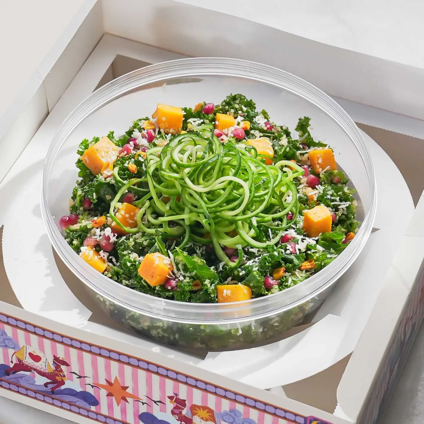 Crunchy Kale Salad Box For Gatherings