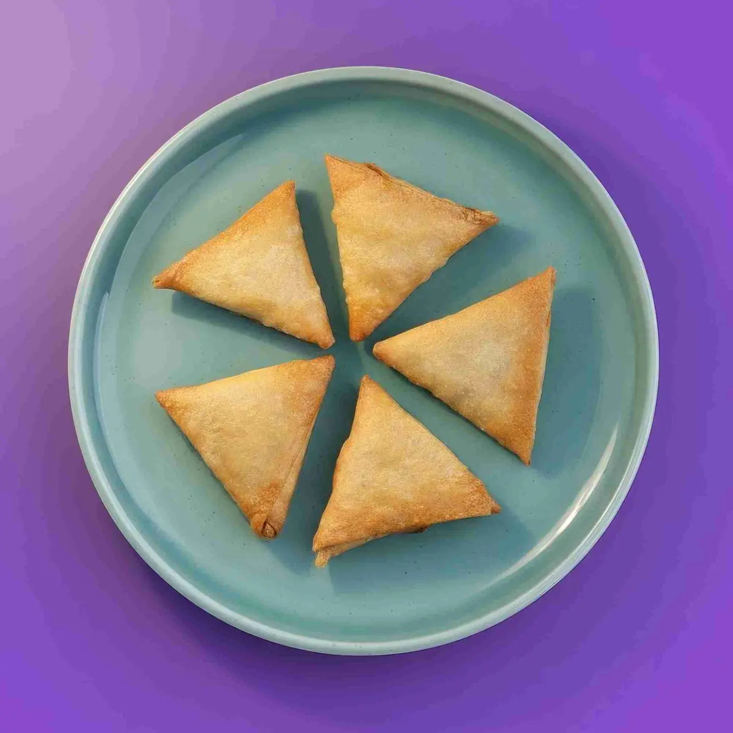 Meat Samosas 5 Pieces Fried