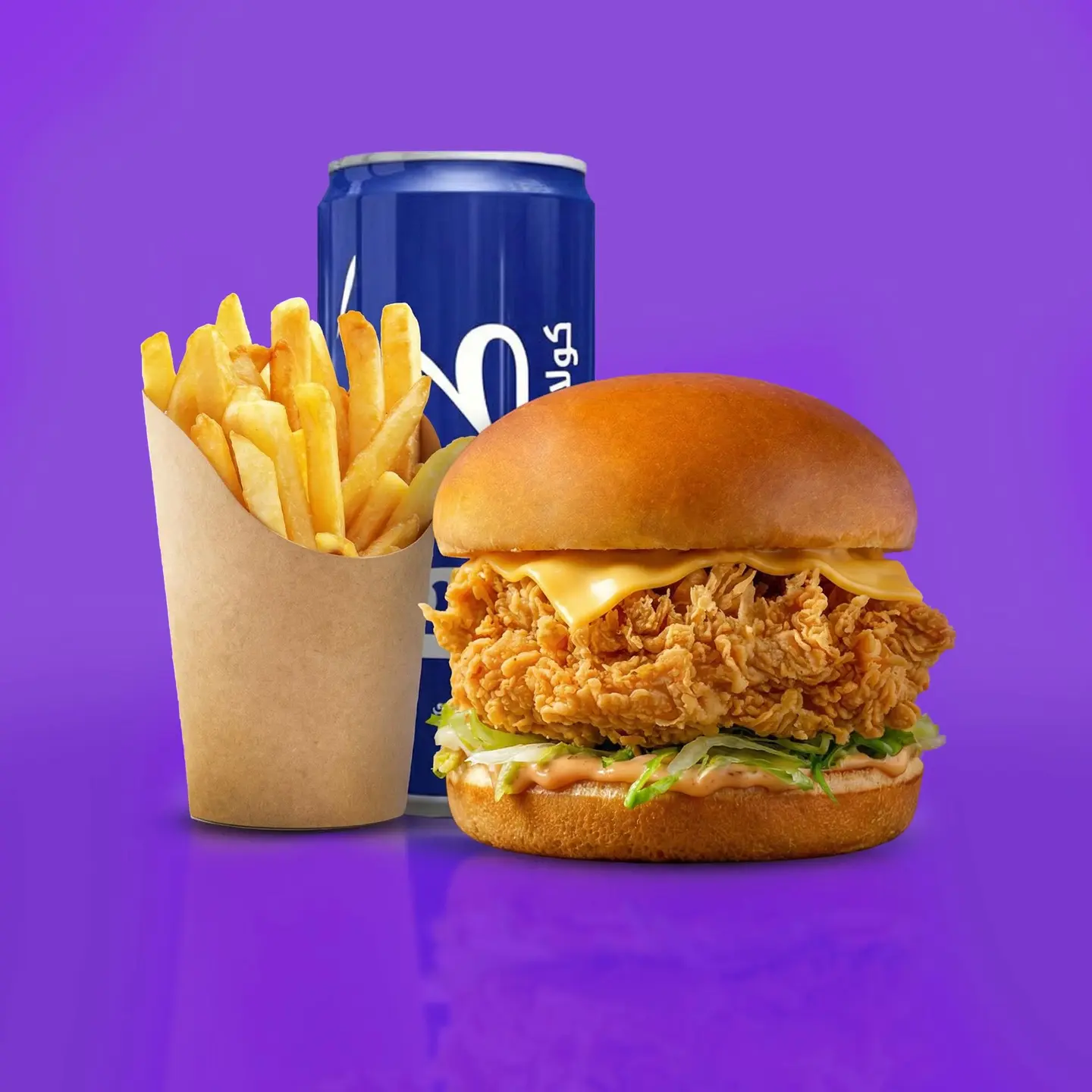 وجبة كرانشي برجر