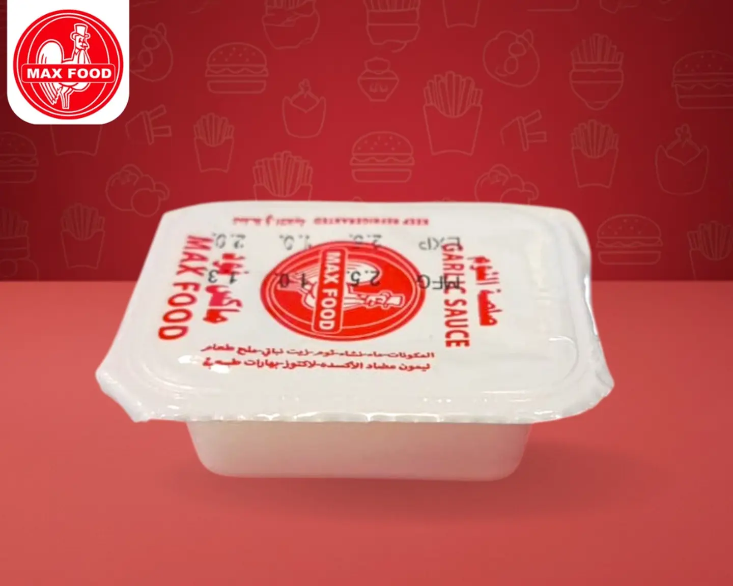 علبة صلصة ثوم