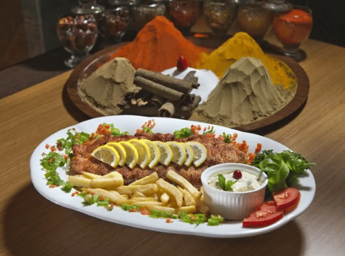 سمك مشوي