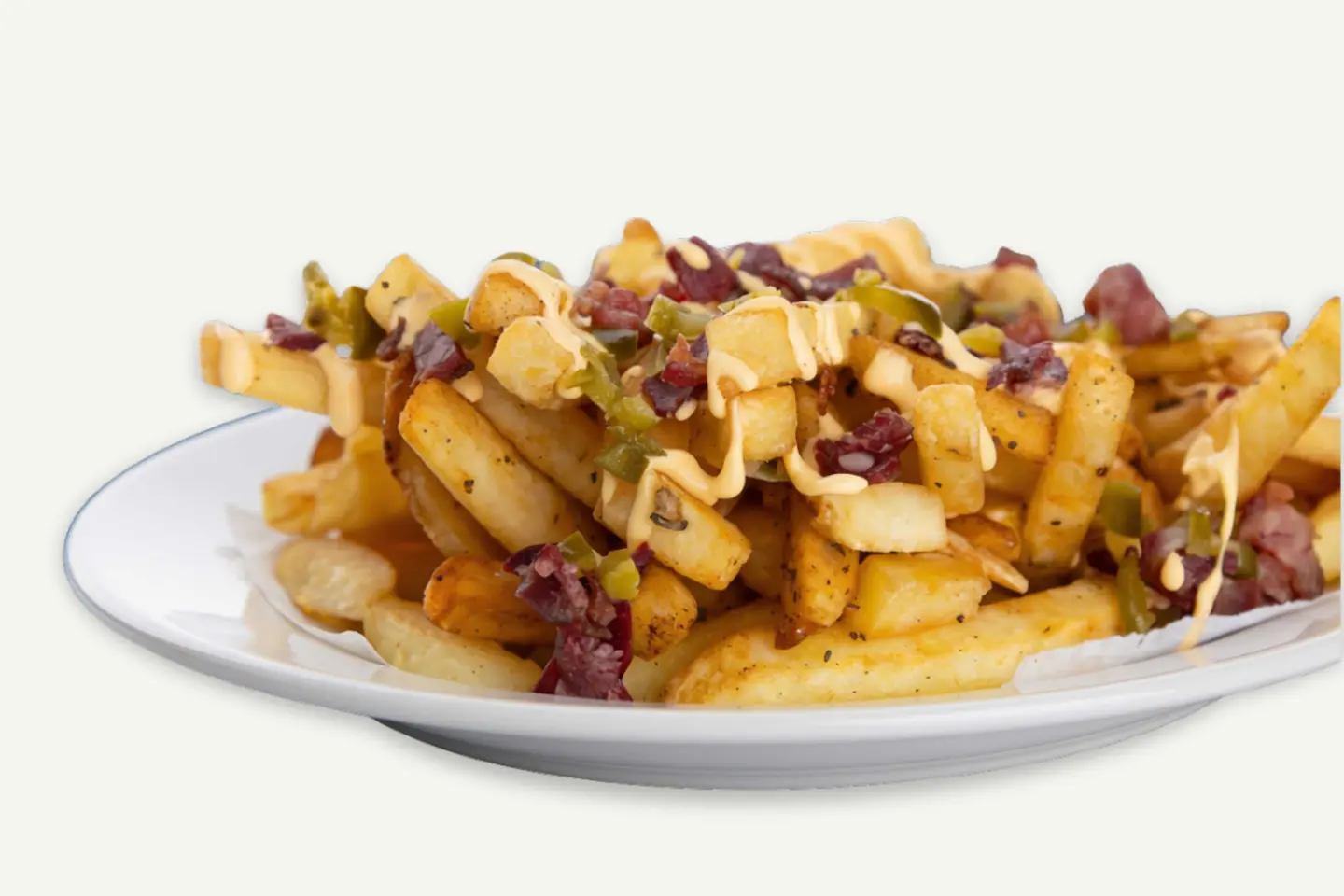 Beef Bacon And Cheese Jalapeno Fries
