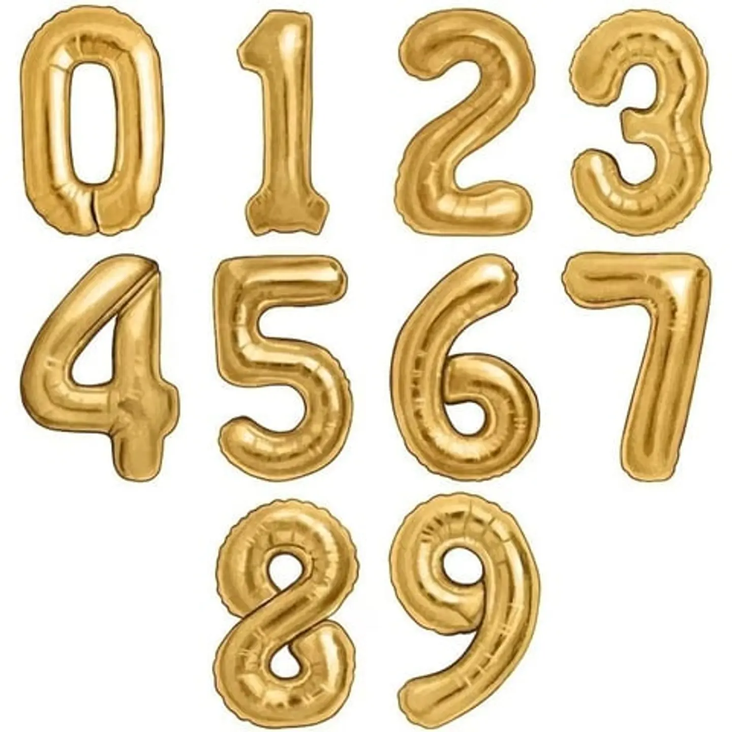 Number Helium Balloon