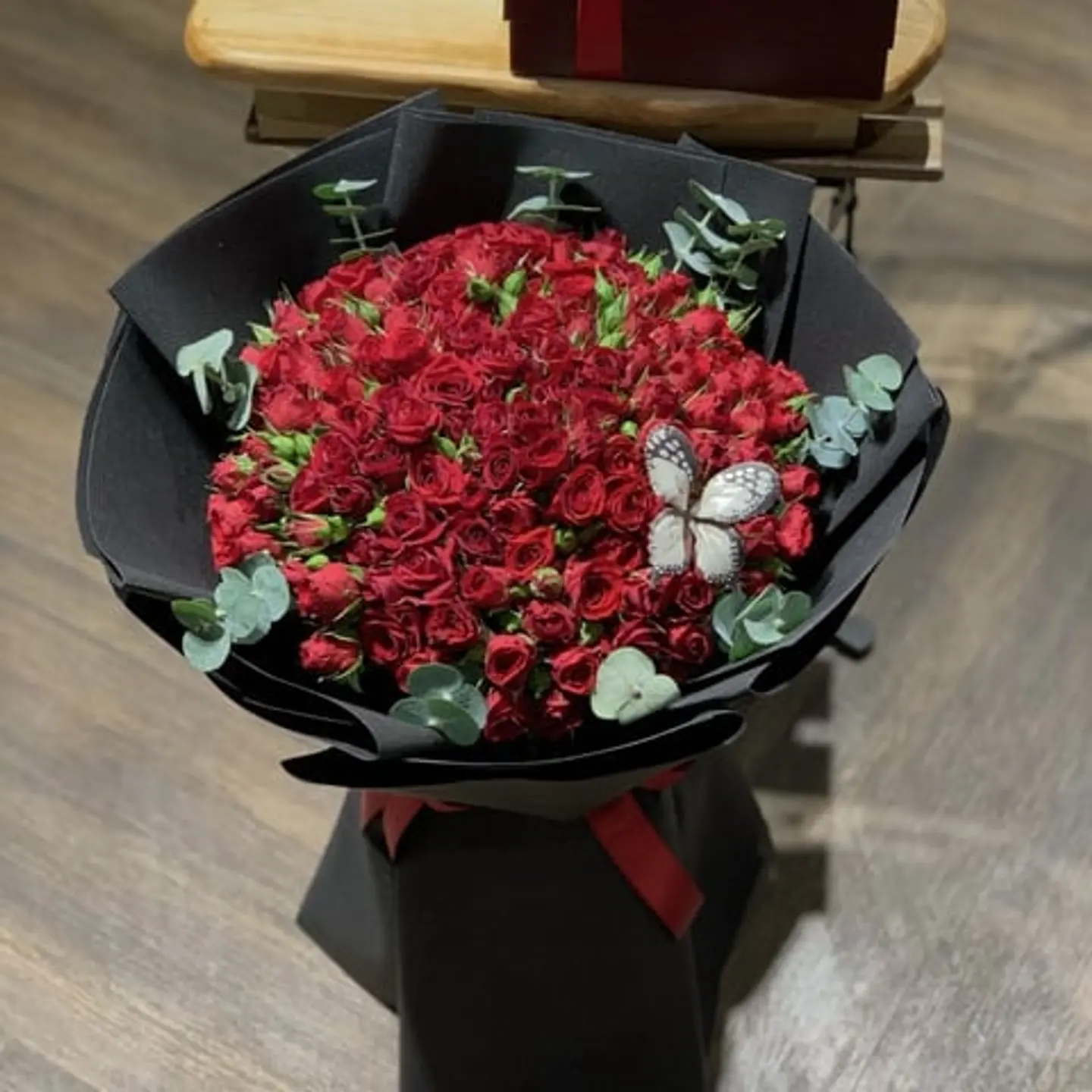 Red Baby Rose Bouquet