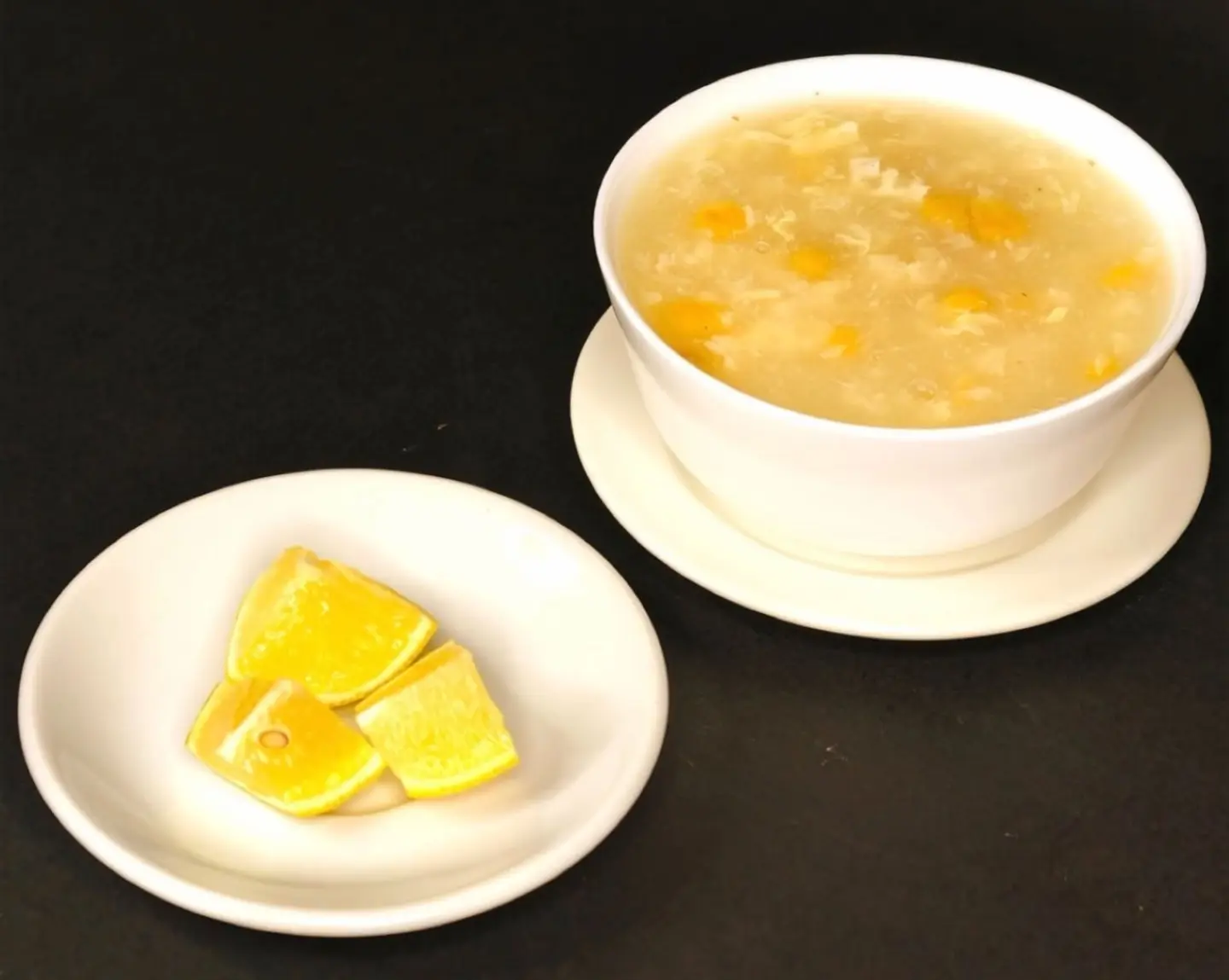 شوربة الذرة الحلوة خضار
