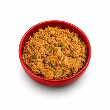 لحم مطبوخ مع أرز وخضار