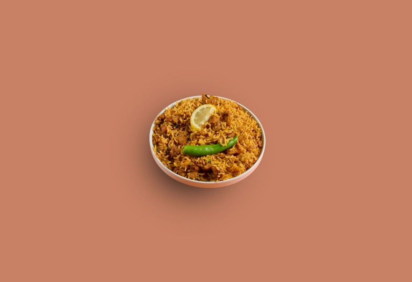 دجاج مع أرز وخضار
