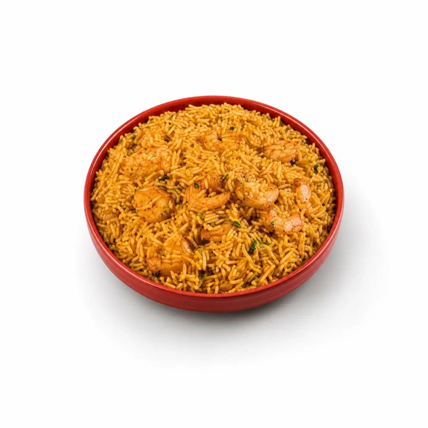 Shrimp With Rice And Vegetables