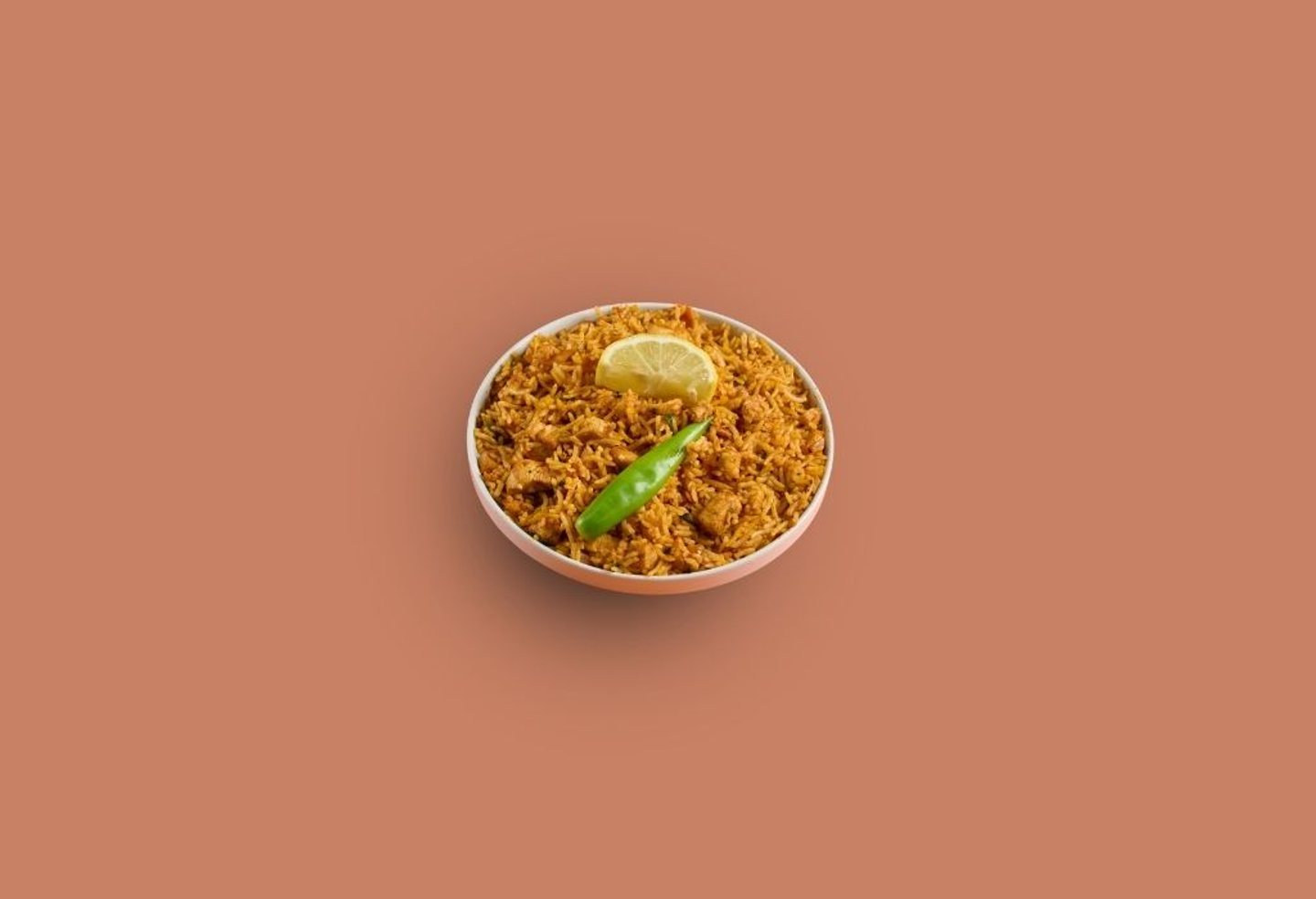Meat With Rice And Vegetables