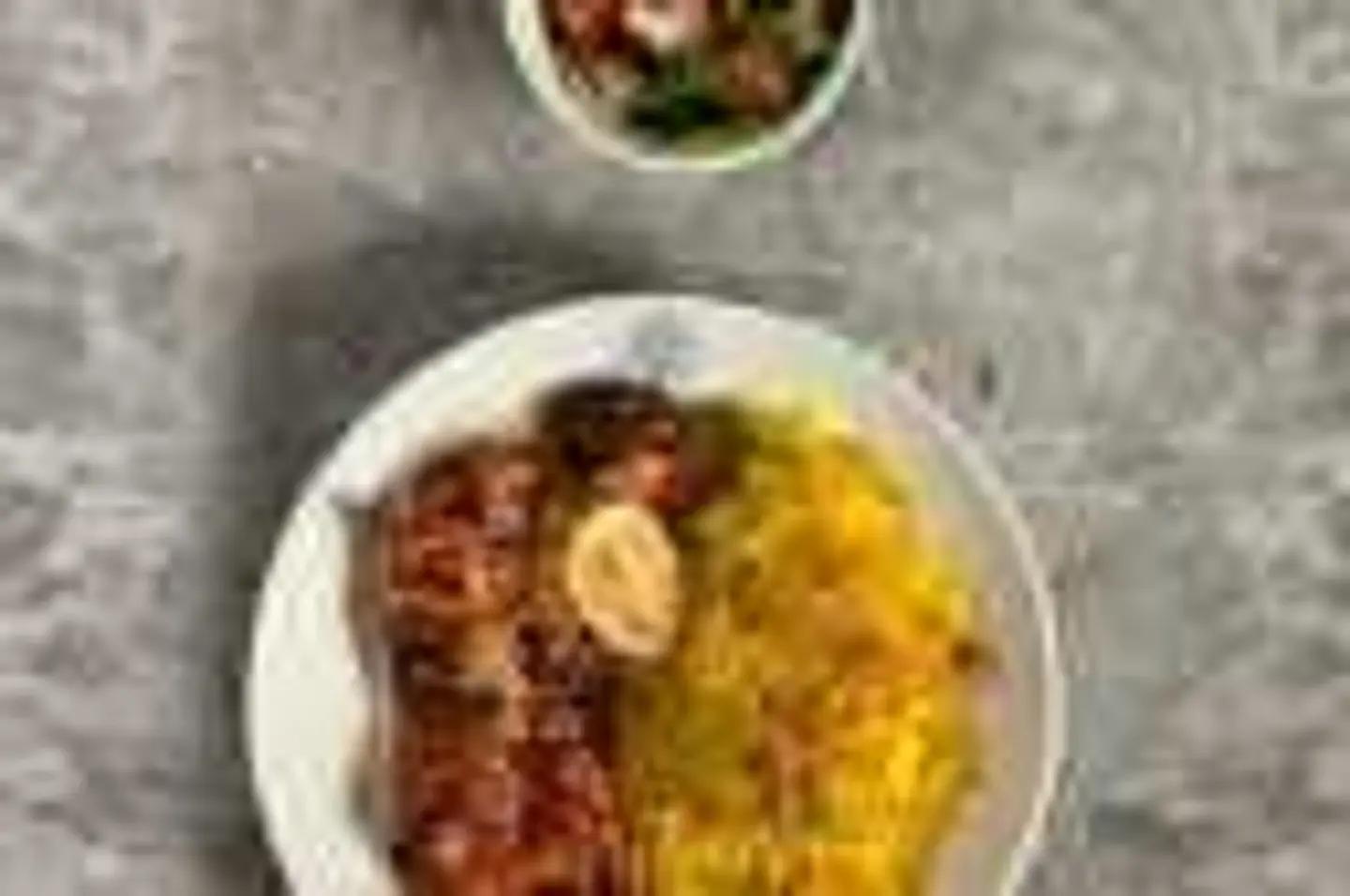 وجبة مفطح دجاج مشوى