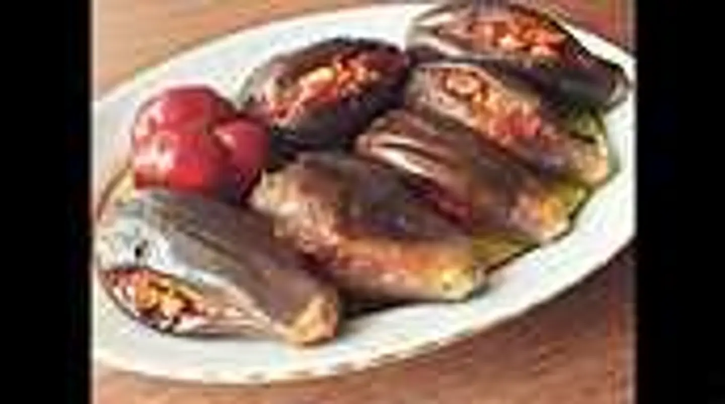 مكدوس باذنجان لبناني