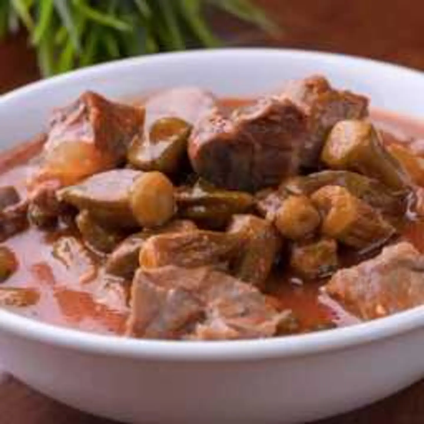 Okra With Lamb