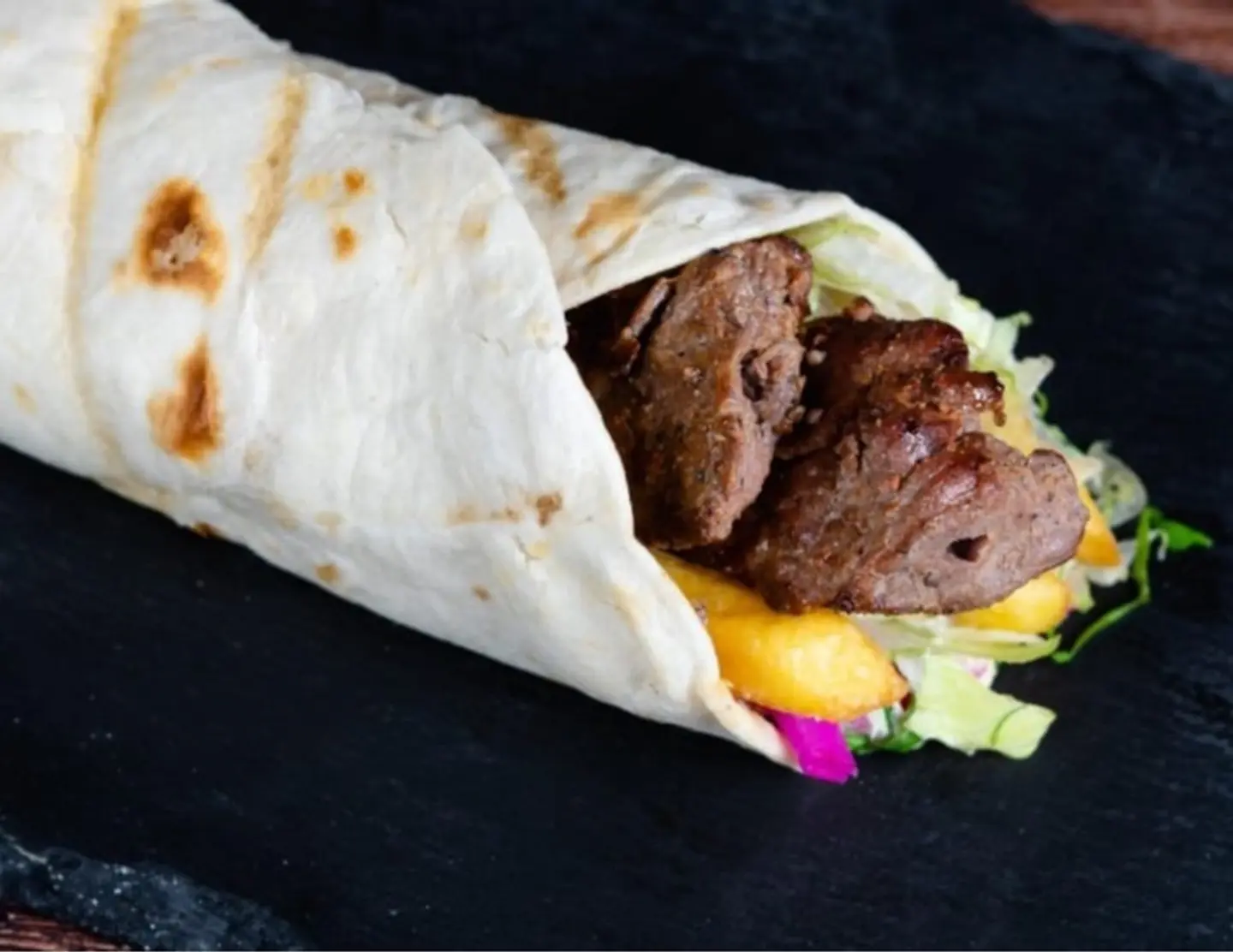 ساندويش أوصال لحم