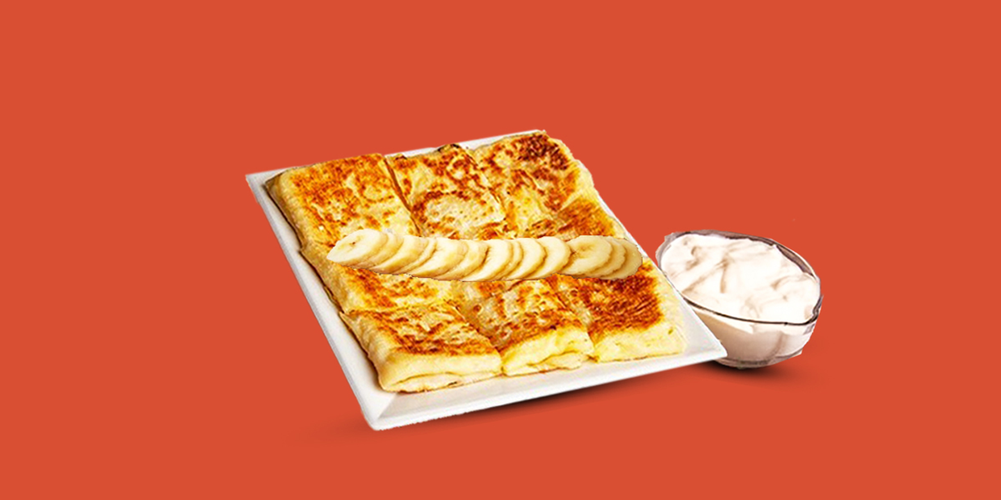 مطبق حلو موز وقشطة