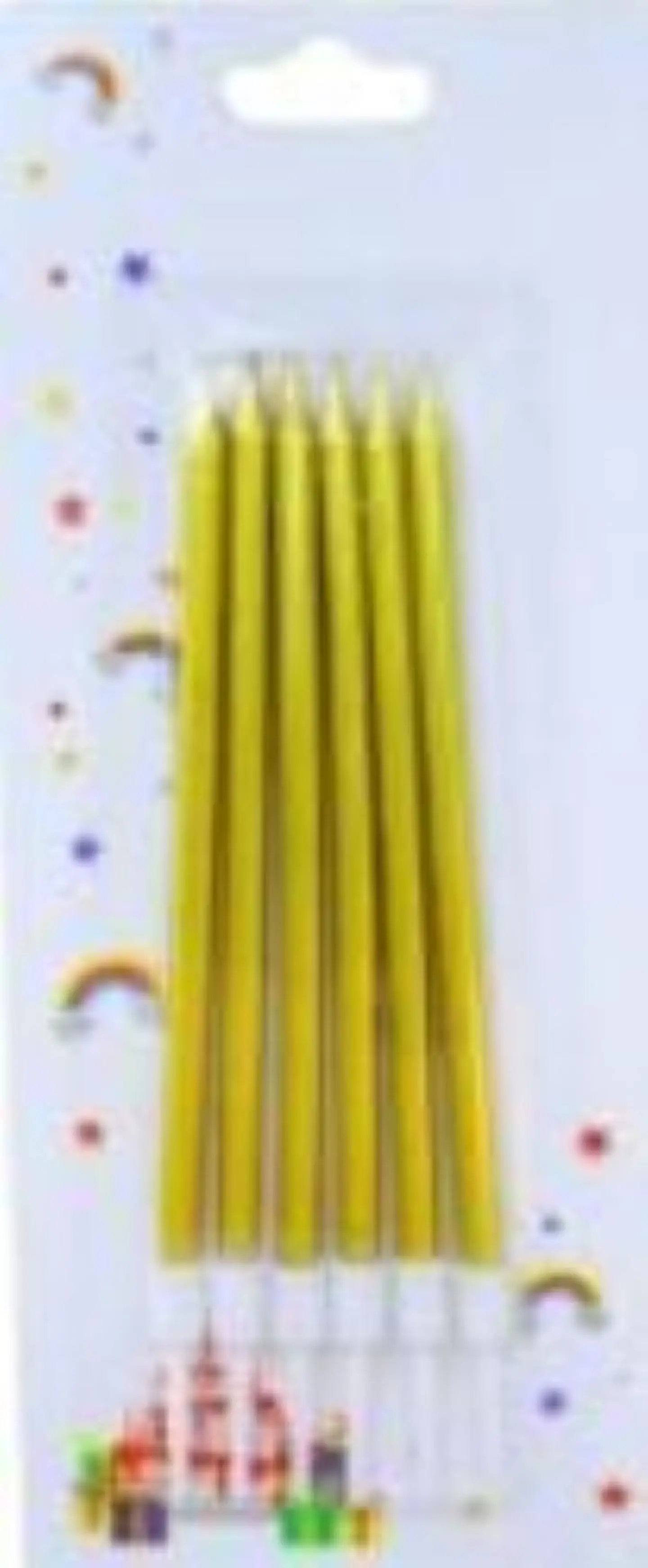 شمعة طويلة ذهبية