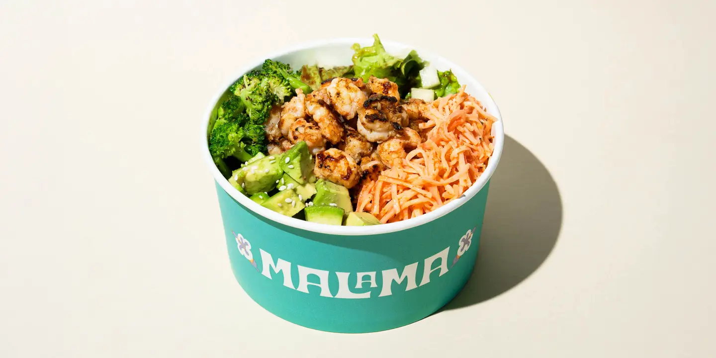 Grilled Shrimp Poke Bowl