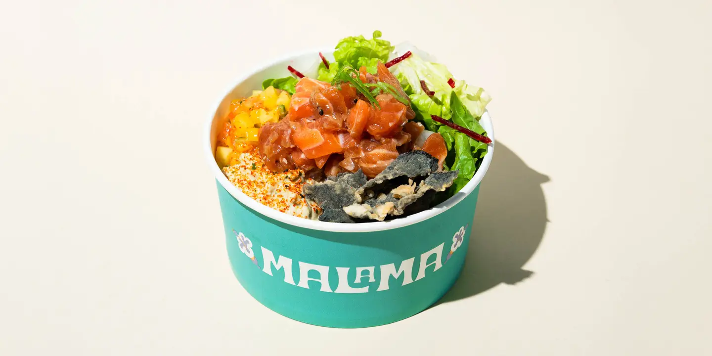 Raw Salmon Poke Bowl