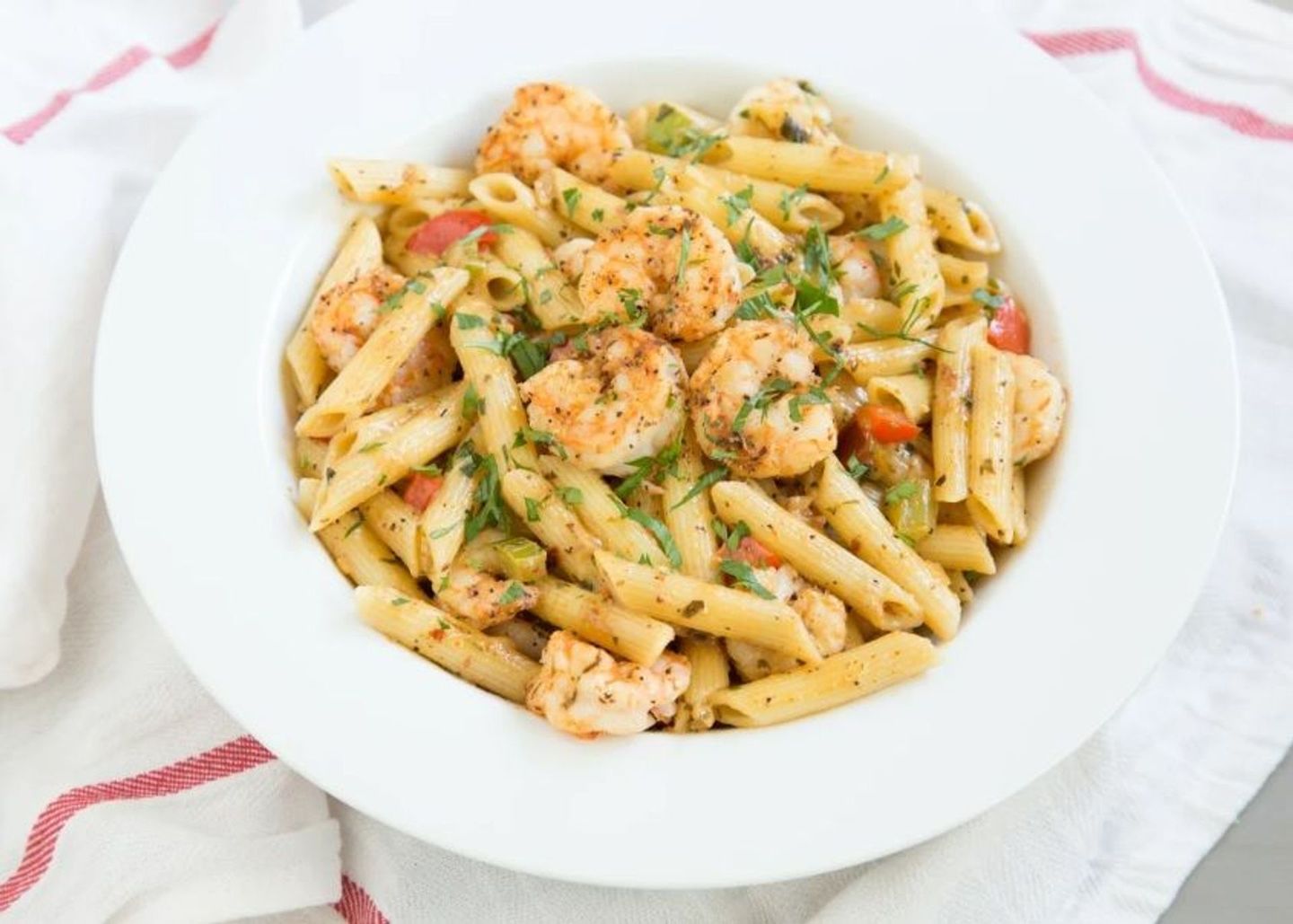 Shrimp Penne Arrabbiata