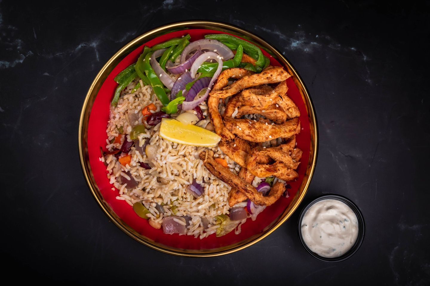 Chicken Fajita Rice Bowl