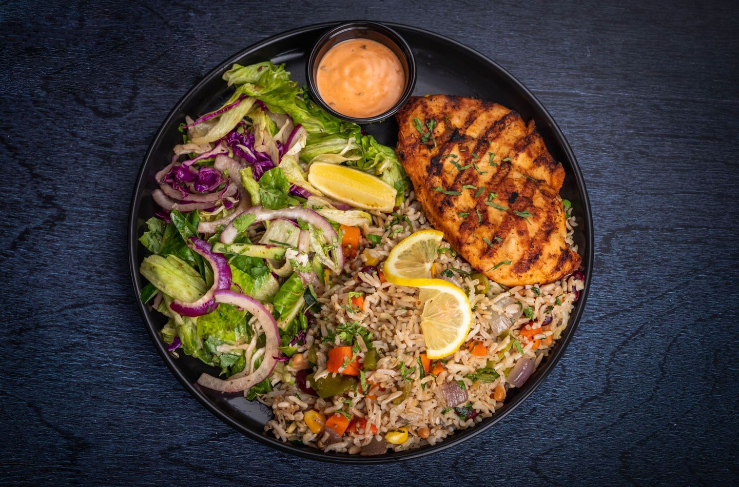 Grilled Chicken Rice Bowl