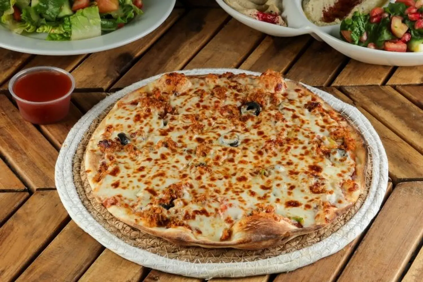 Large Chicken Shawarna Pizza