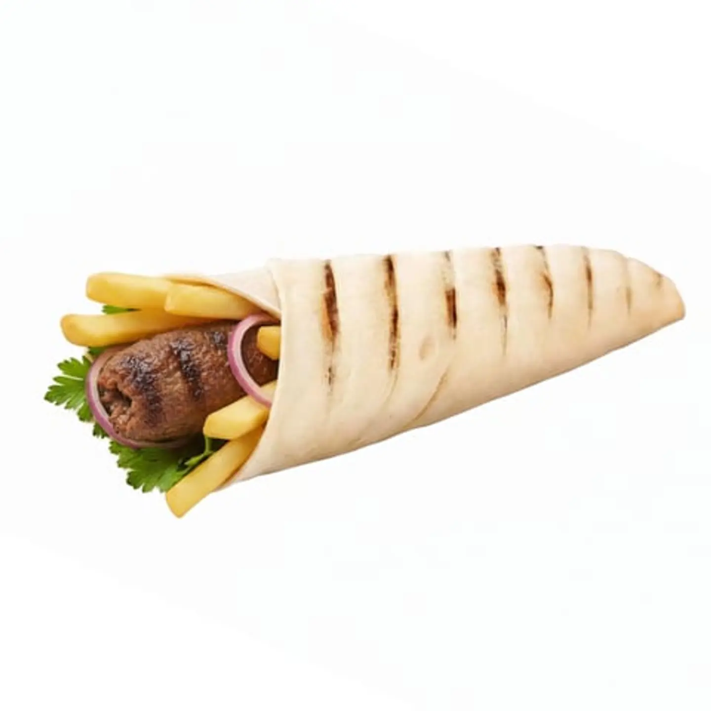 ساندوتش صاروخ كباب لحم
