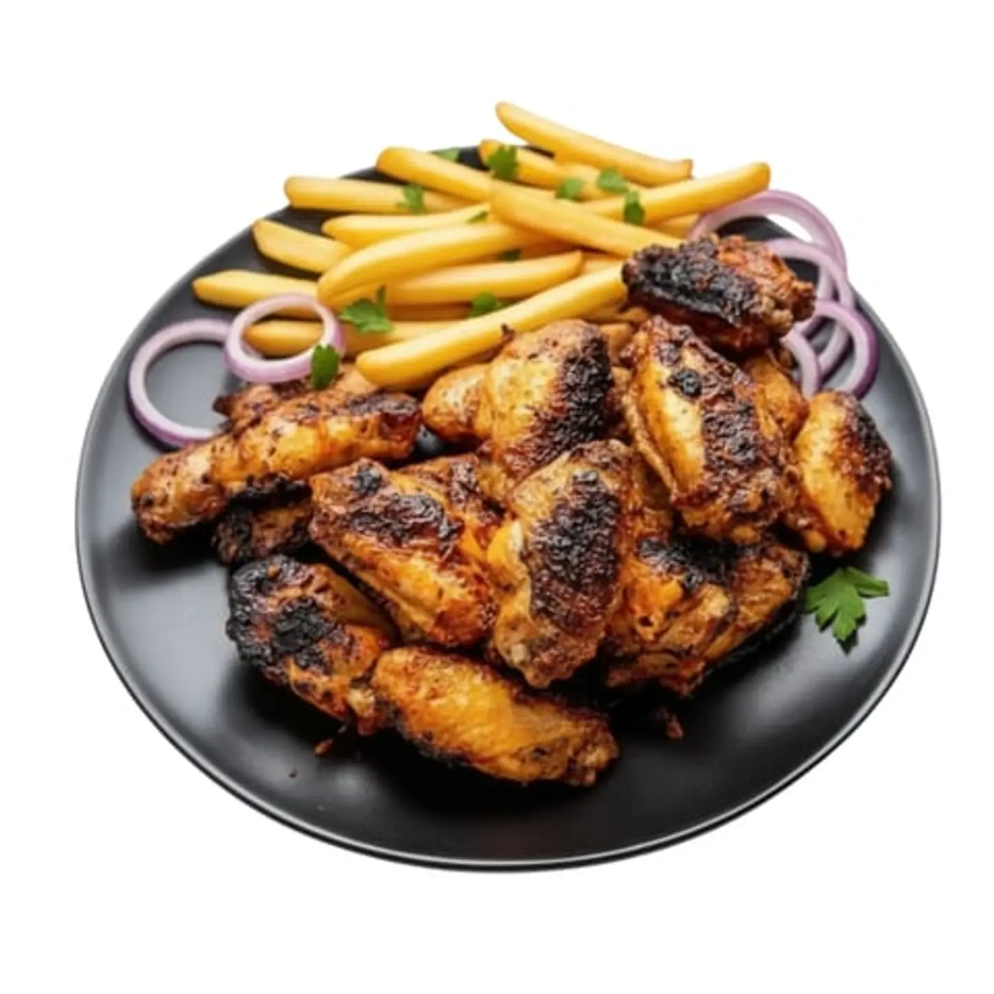 Grilled Chicken Wings Plate
