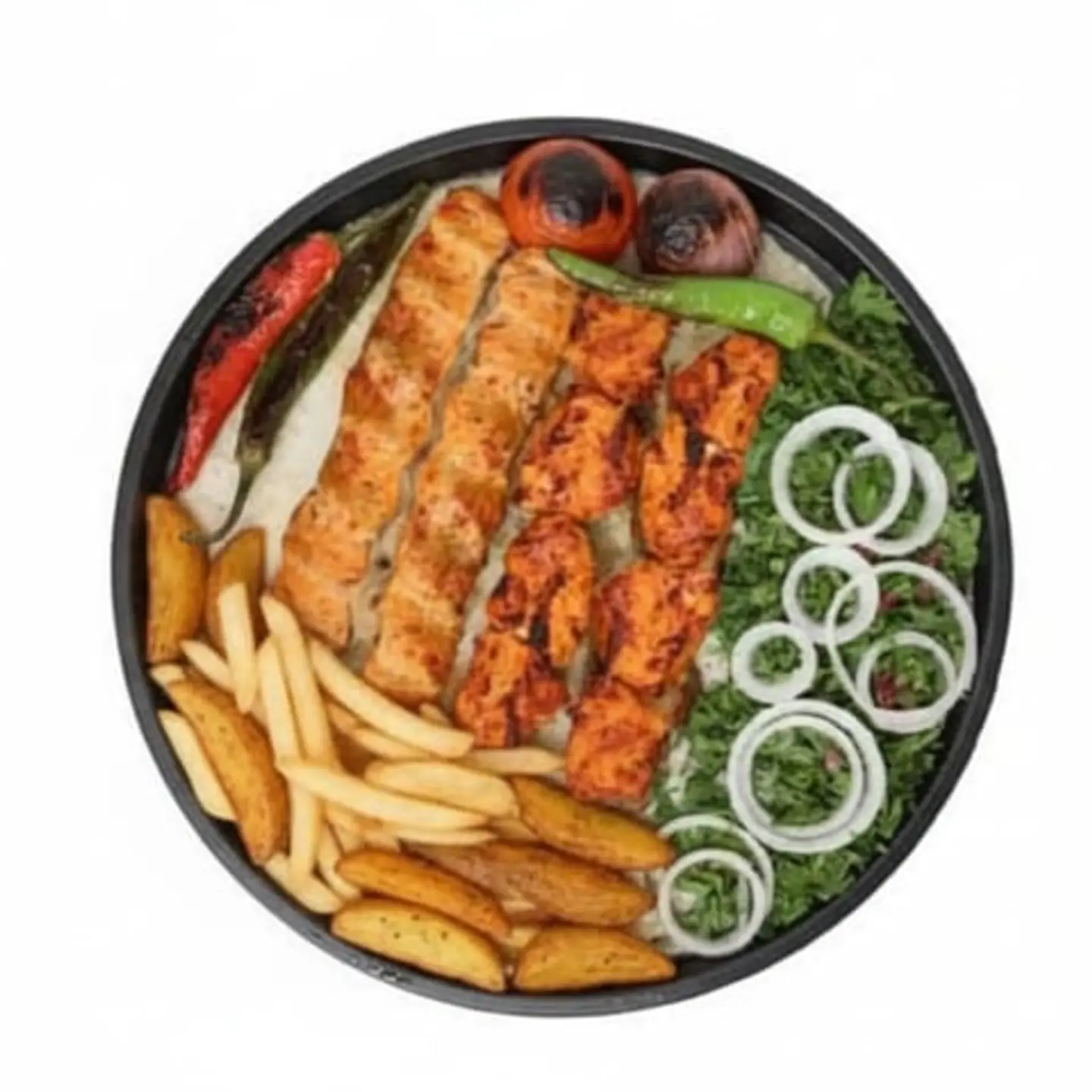 صحن مشكل مشاوى دجاج