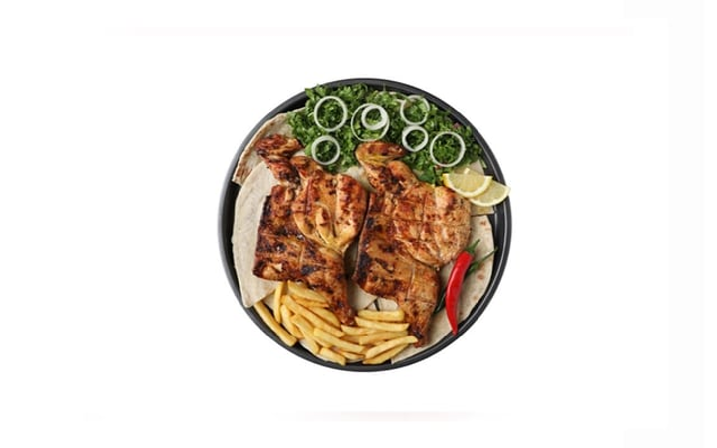Charcoal Grilled Whole Chicken