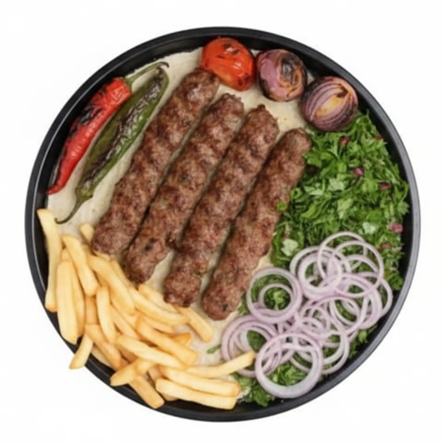 صحن كباب لحم