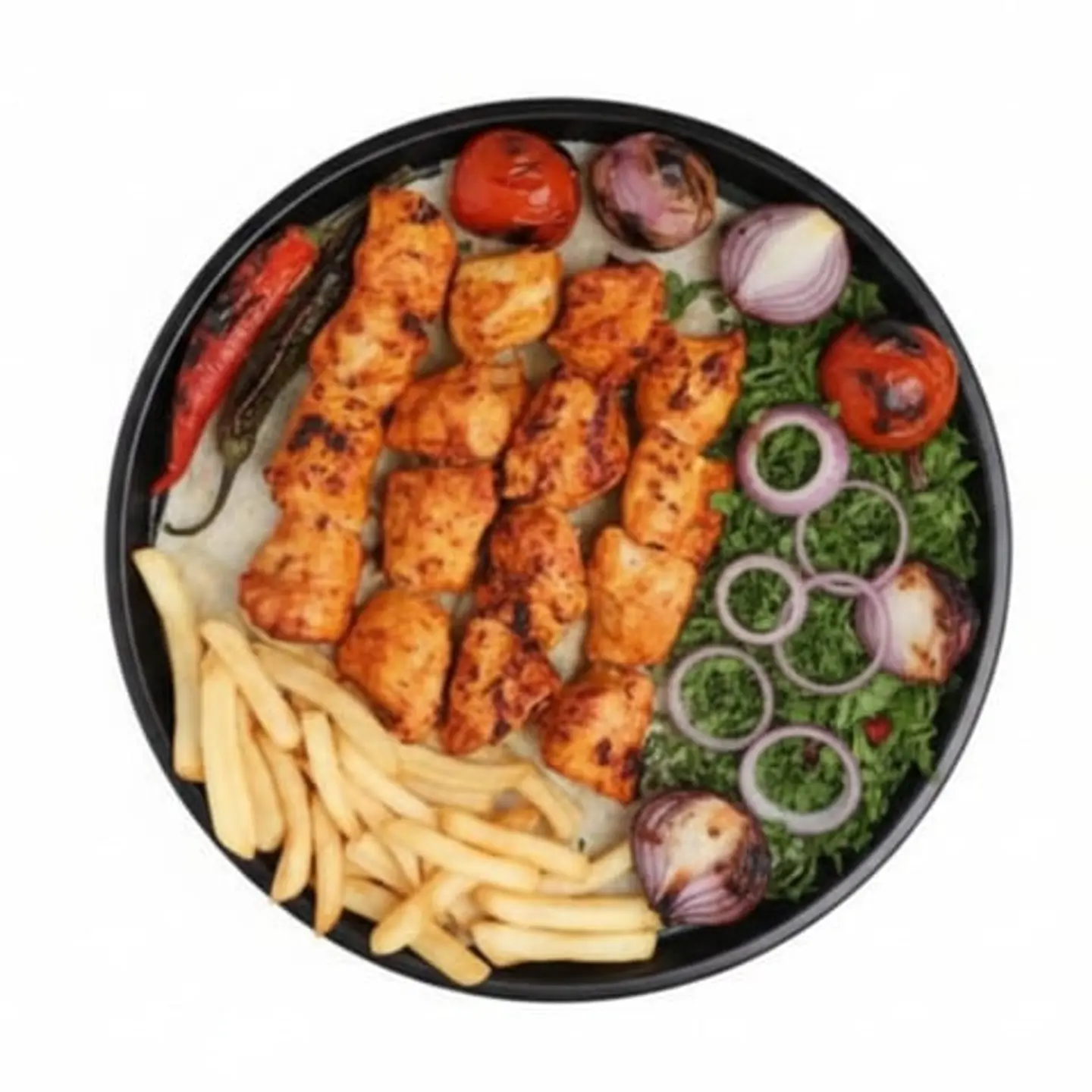 صحن شيش طاووق