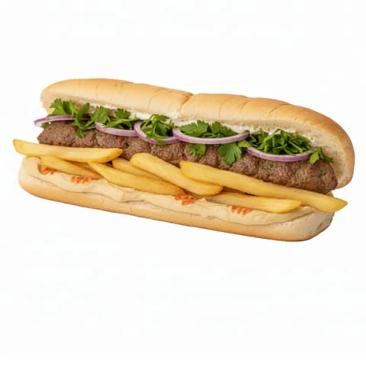 ساندوتش جامبو كباب لحم