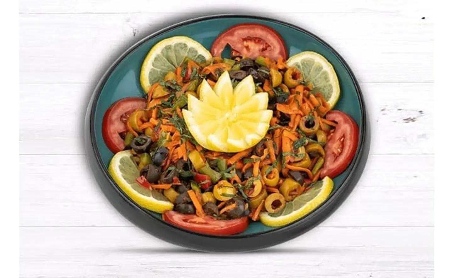 Large Olive Salad Plate