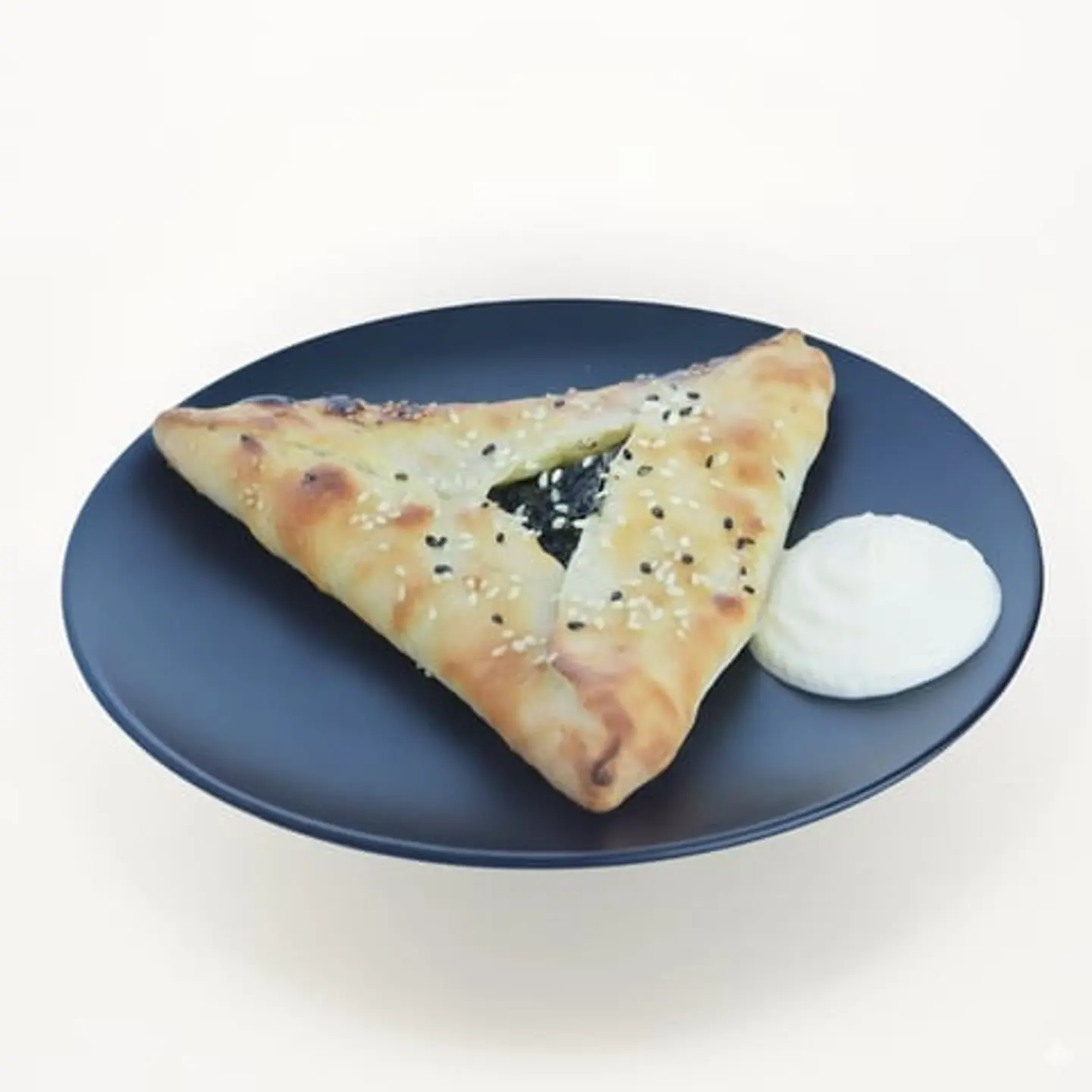 فطيرة سبانخ باللبنة