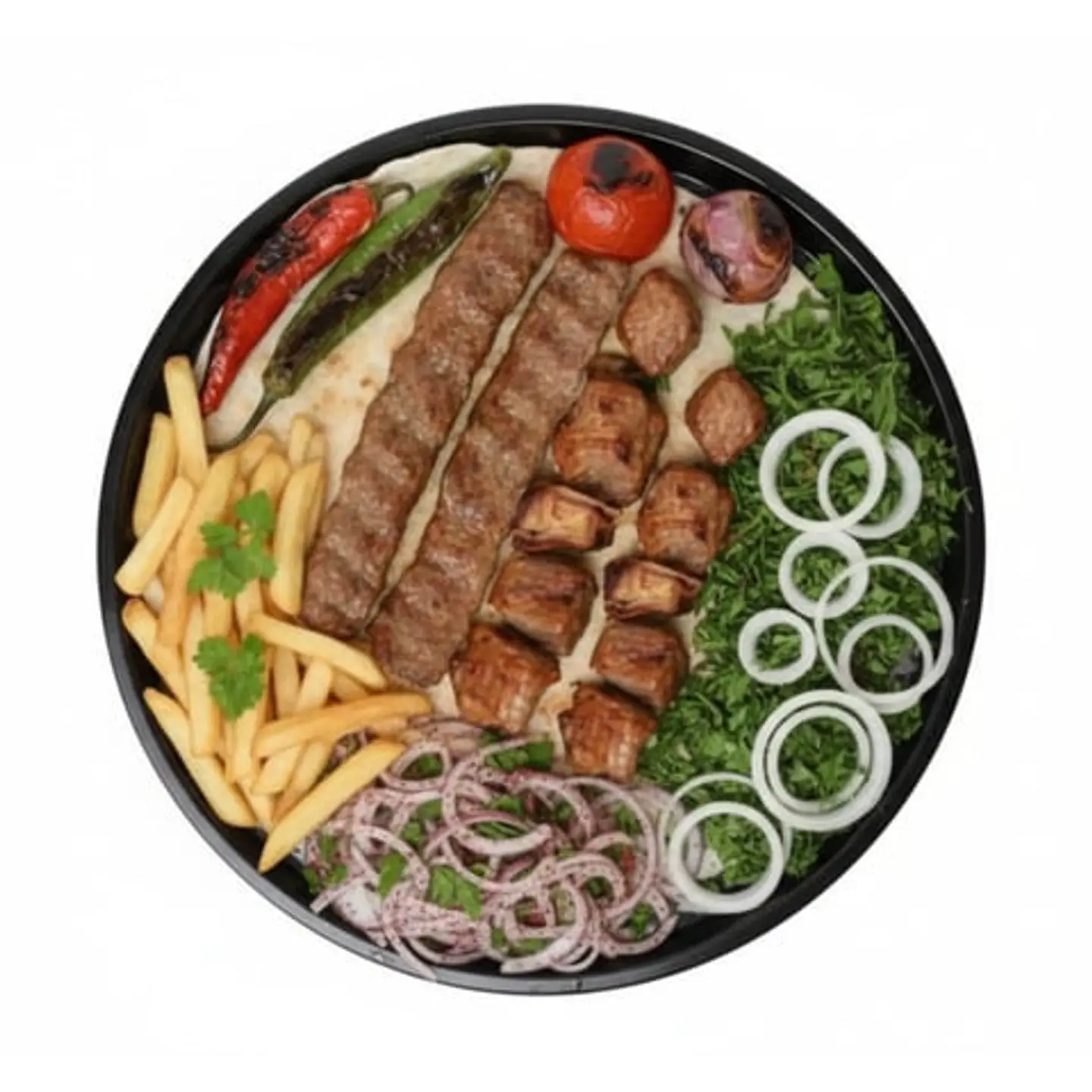 صحن مشكل مشاوى لحم