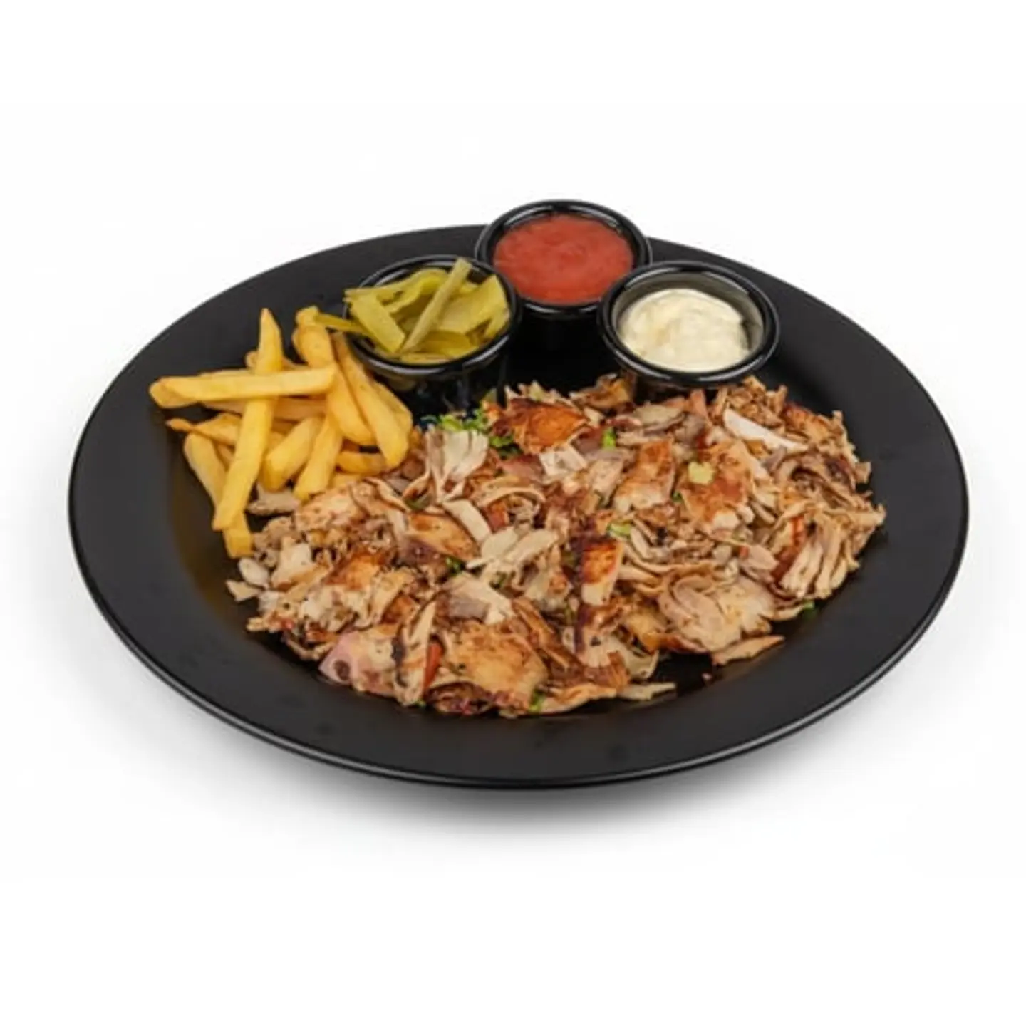 Shawarma Plate Medium On Charcoal