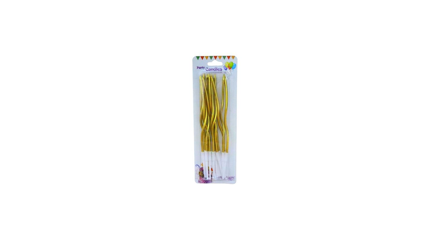 Spiral Candle Gold