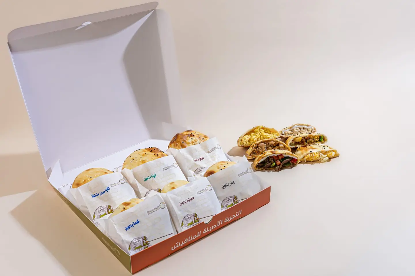 Circle Pancake Box 6 Pieces