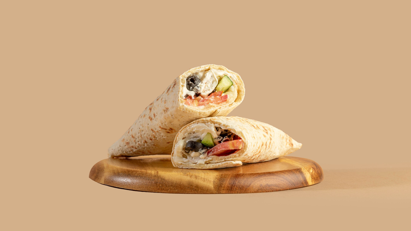 لبنة بالخضار