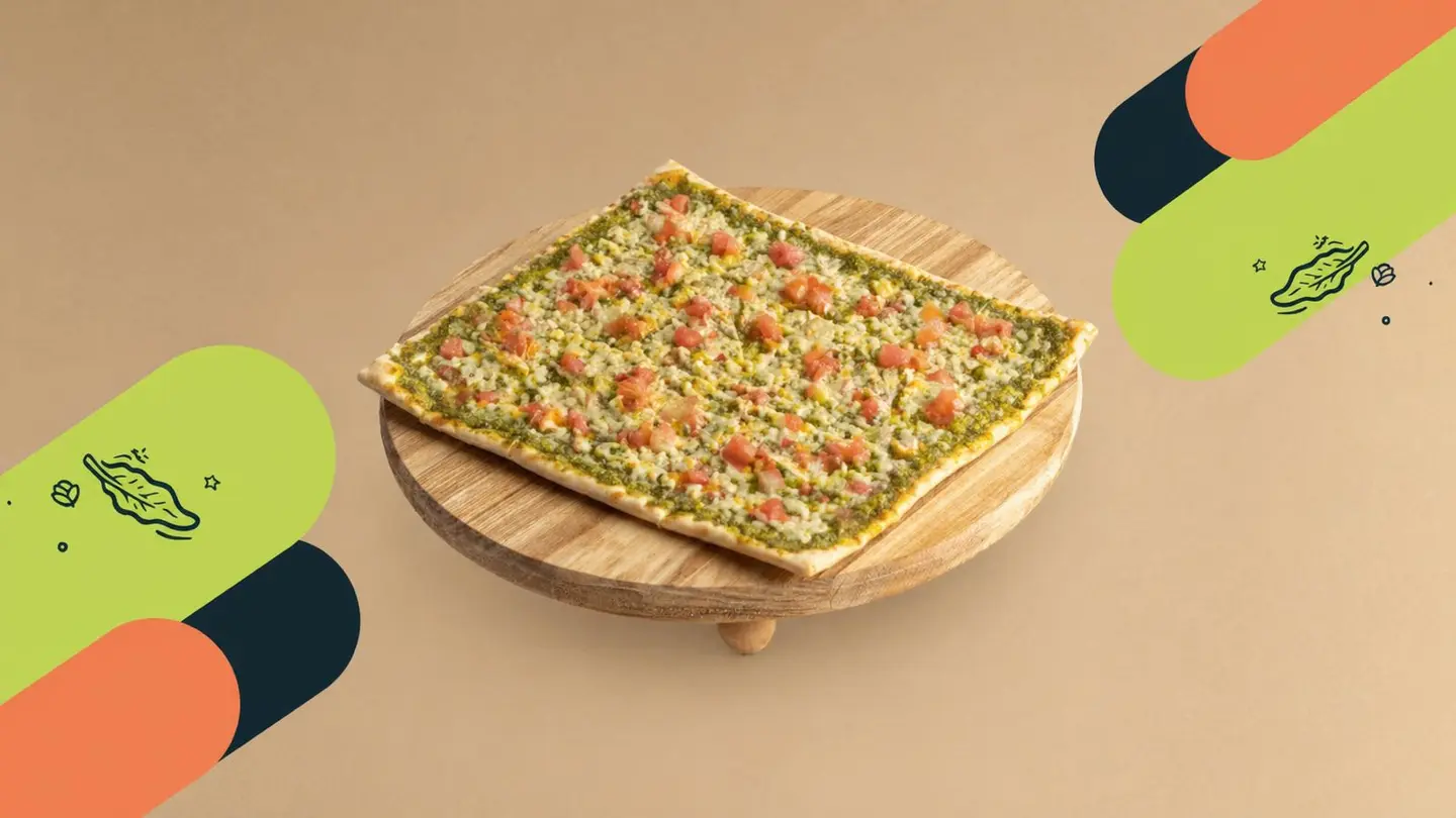 Halloumi Pesto Pizza