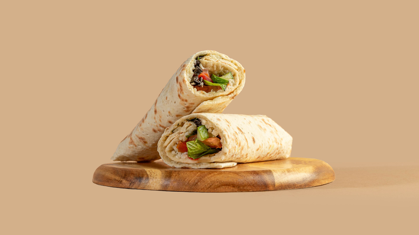 Halloumi & Veggies Wrap