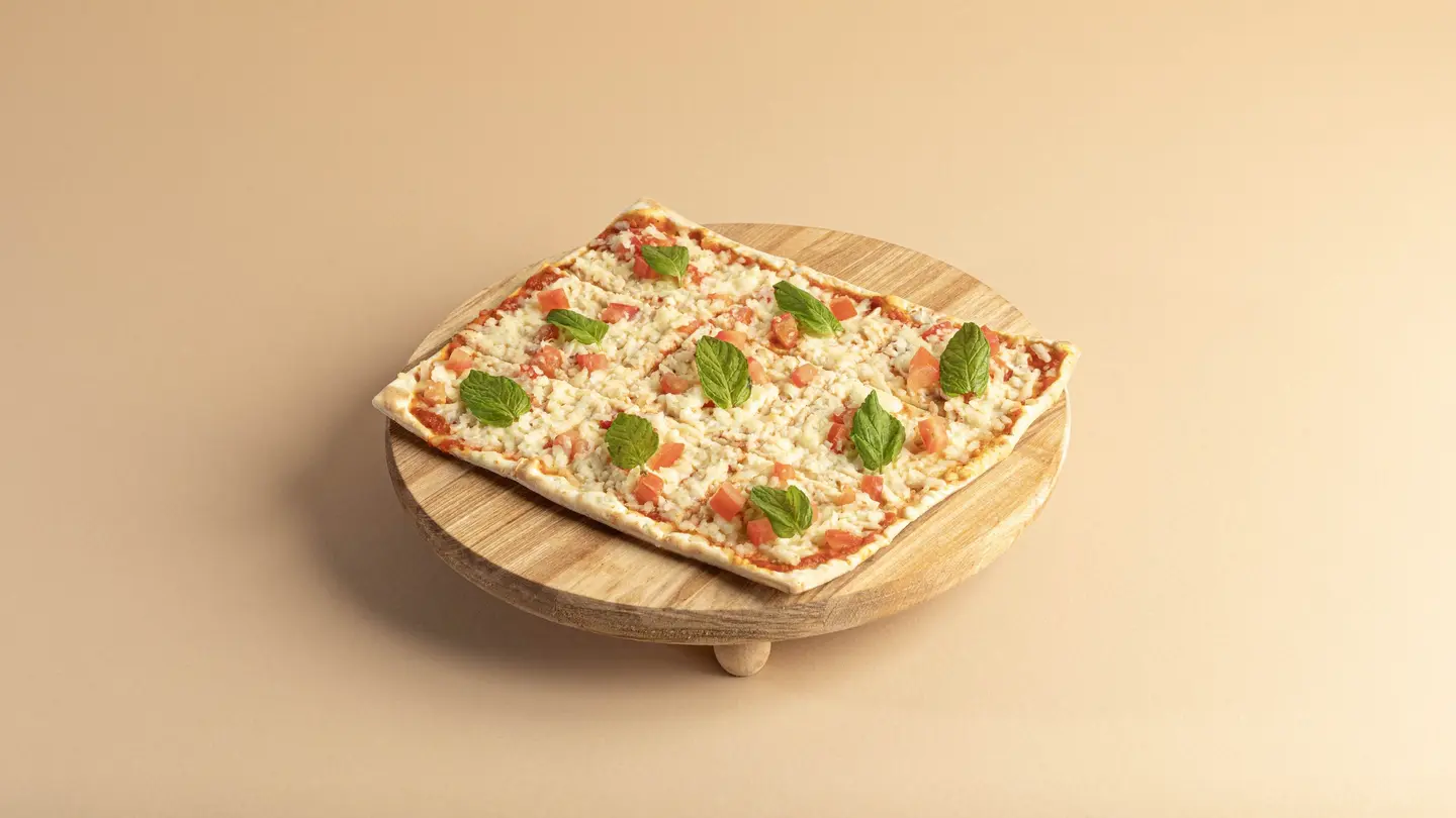 Halloumi & Veggies Square Pizza