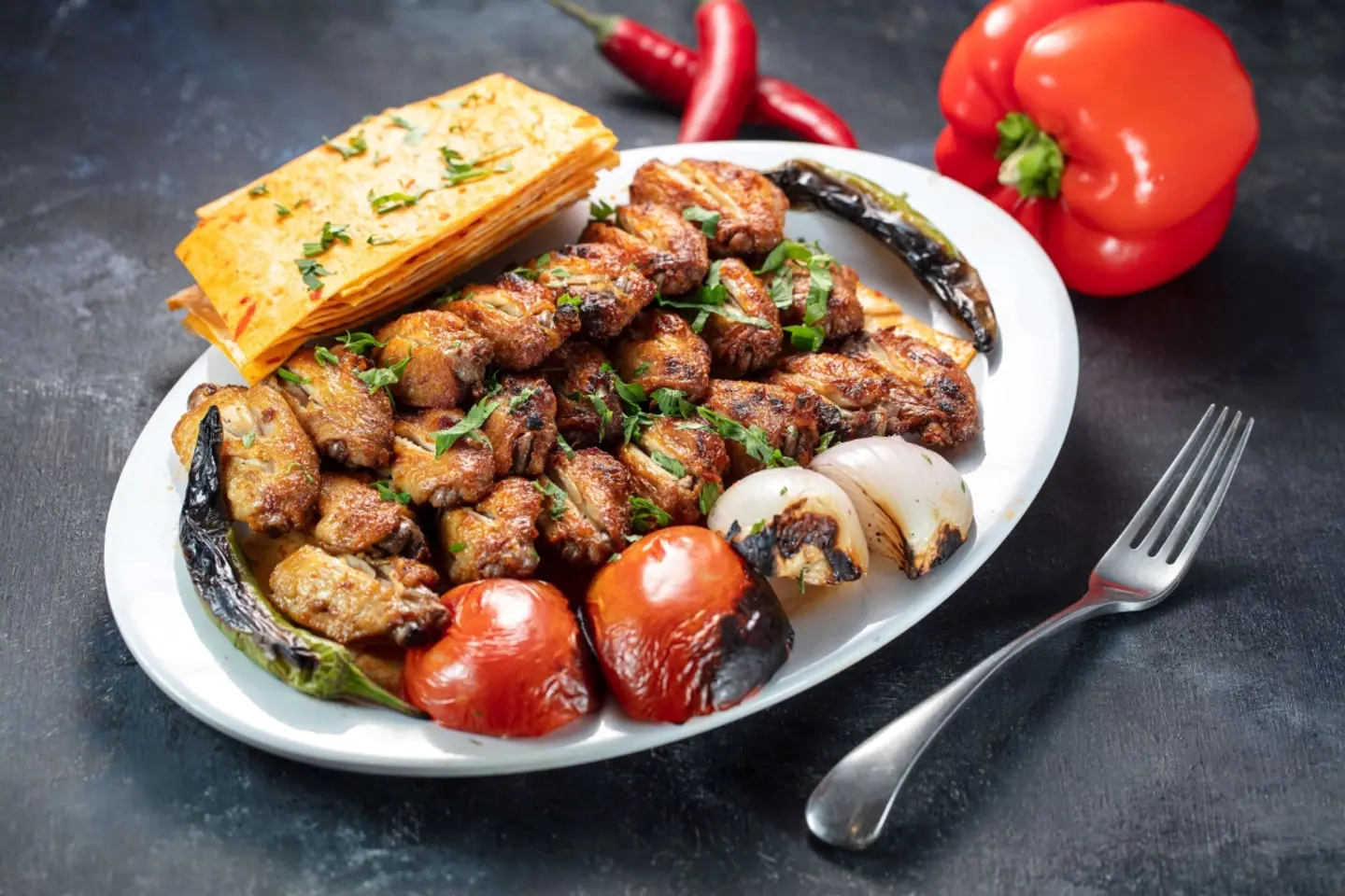 Chicken Wings Plate Grilled