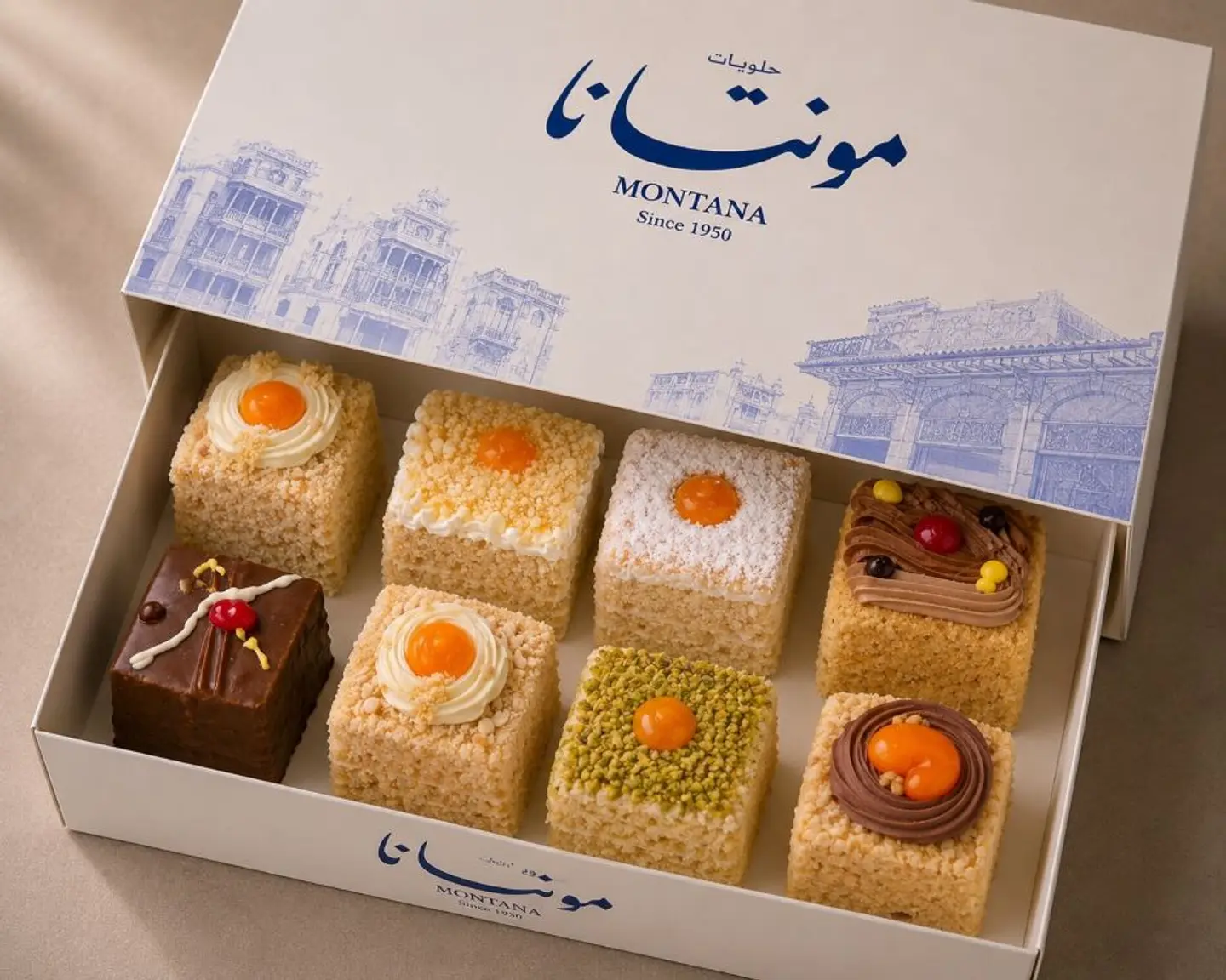 كومبو مربعات الفانيليا للجمعات