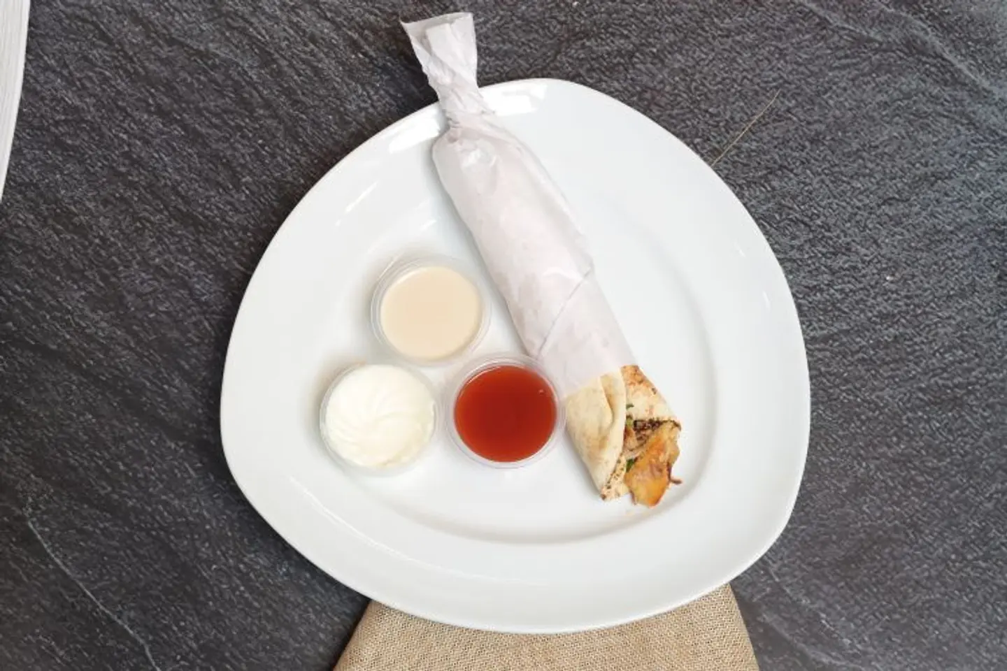 Chicken Shawarma With Cheese